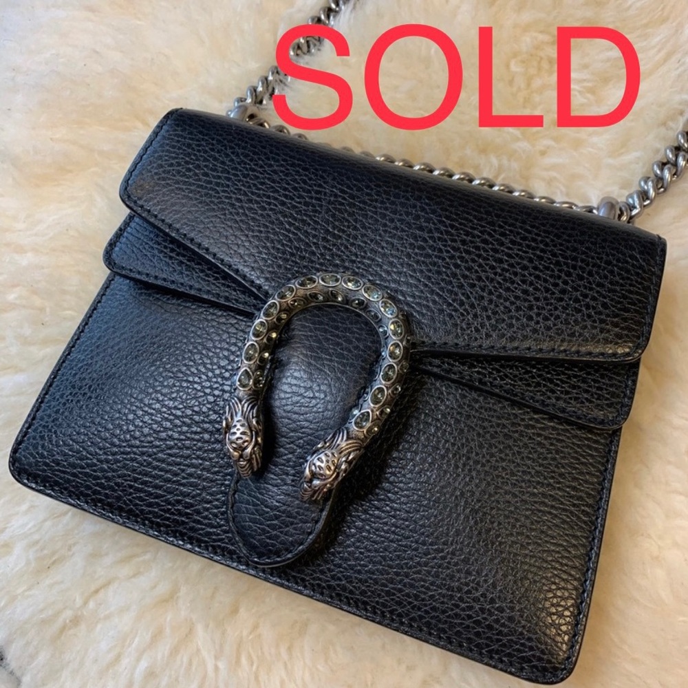 Gucci Dionysus Leather Mini Bag